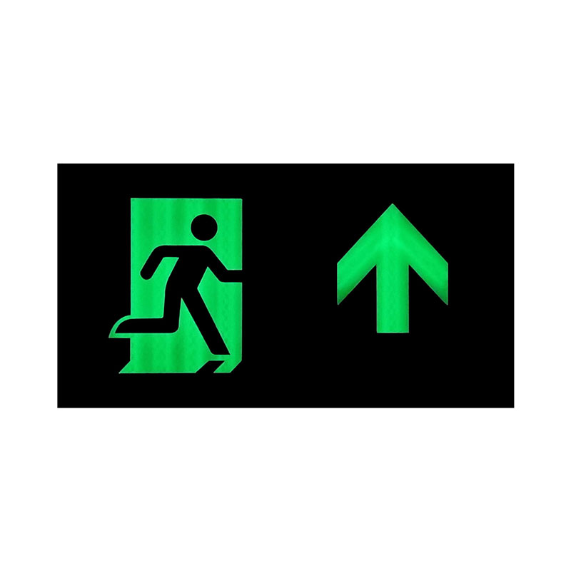 Tritium Utrymningsskylt Upp - Bild 2