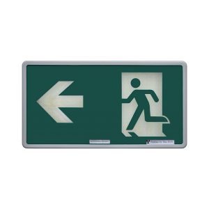 Tritium Utrymningsskylt Vänster